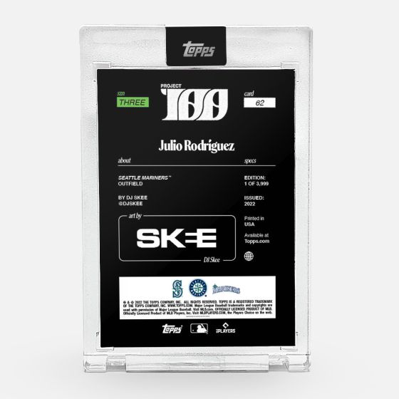 Julio Rodriguez by DJ Skee - Topps Project 100 #62